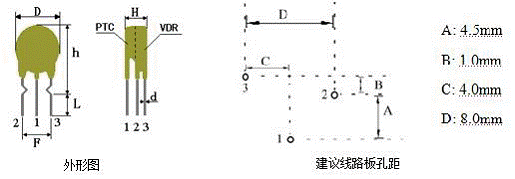  using a single PTC thermistor