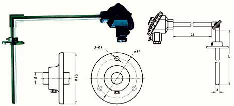 Elbow thermocouple