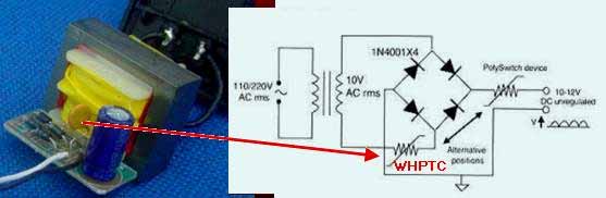 Fusible reiniciable de polímero utilizado en transformador